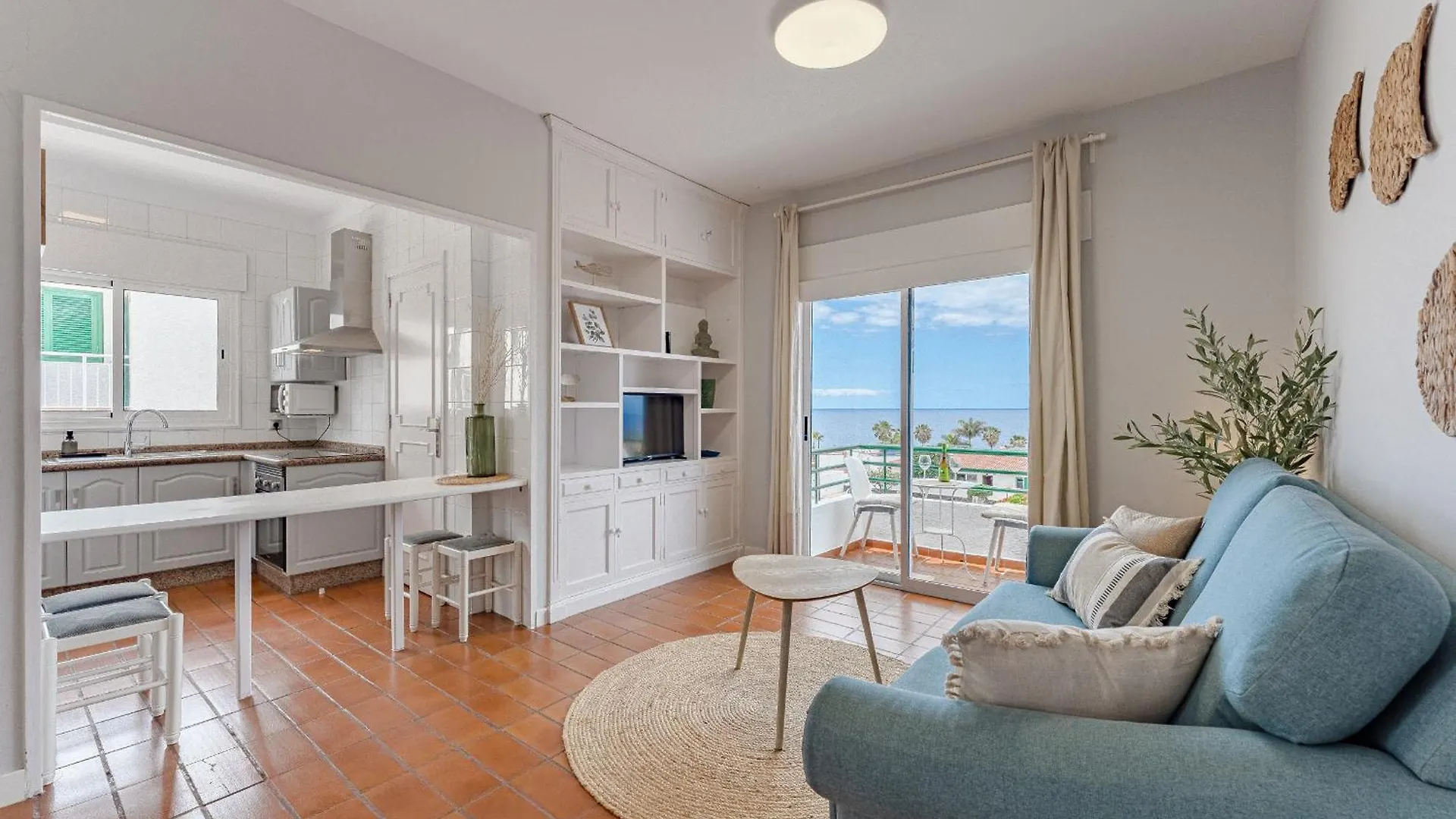 2Bdr Ocean View & Large Private Terrace In Puerto De Santiago 아파트 푸에르토 데 산티아고